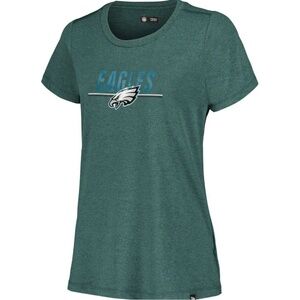 Women's New Era‎ Green Philadelphia Eagles NFL Training Camp T-Shirt Size 1X